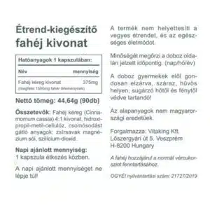 Vitaking Fahéj kéreg kapszula - 90 db - Image 3