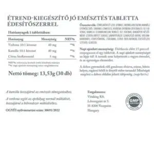 Vitaking Jó emésztés tabletta - 30db - Image 2