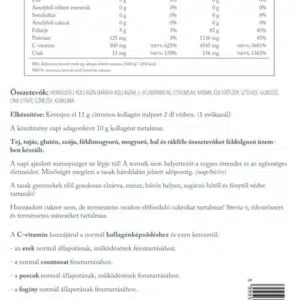 Vitaking Kollagén Citrom ízű italpor - 330g - Image 2