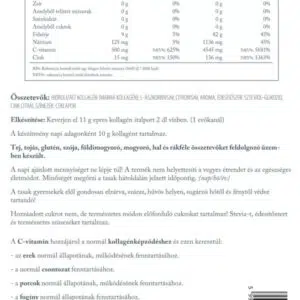Vitaking Kollagén Eper ízű italpor - 330g - Image 2