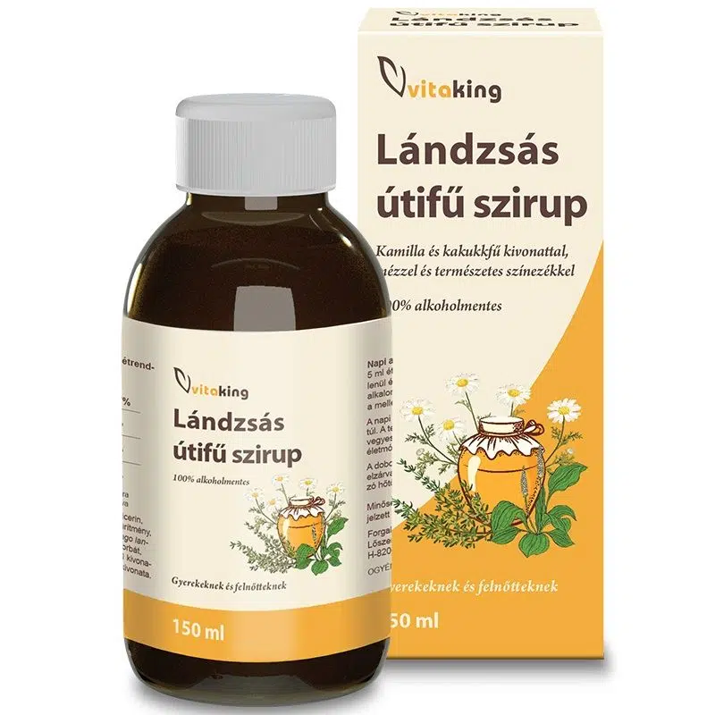 Vitaking Lándzsás útifű szirup 150ml