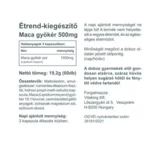 Vitaking Maca 500mg kapszula - 60db - Image 2