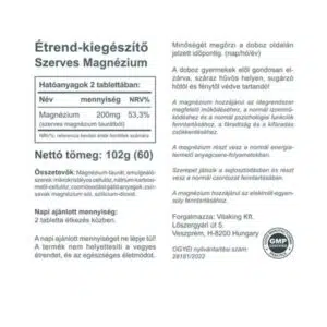 Vitaking Magnézium Taurát tabletta - 60db - Image 2