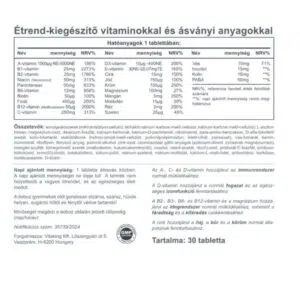 Vitaking Mega-1 Multivitamin - 30db - Image 2