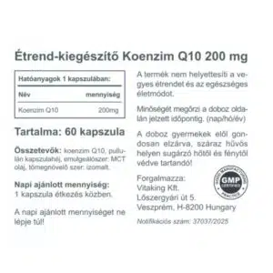 Vitaking Q10 200mg kapszula - 60db - Image 2