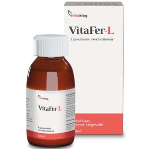 Vitaking VitaFer-L liposzómás vas készítmény 120ml (piros)