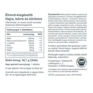 Vitaking haj, bőr, köröm szépségvitamin - 30db - Image 3