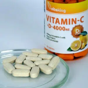 Vitaking C-vitamin 1000mg + D3-vitamin 4000NE tabletta – 90db - Image 2