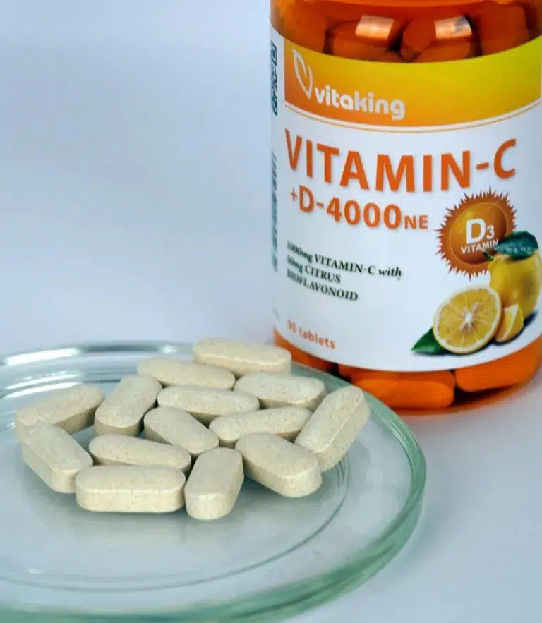 Vitaking C-vitamin 1000mg + D3-vitamin 4000NE tabletta – 90db - Image 2