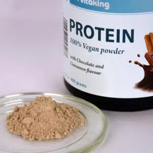 Vitaking Protein csoki-fahéj növényi fehérje italpor - 400g - Image 2