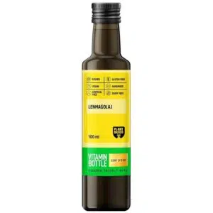 Vitamin bottle Lenmag hidegen sajtolt olaj 100ml