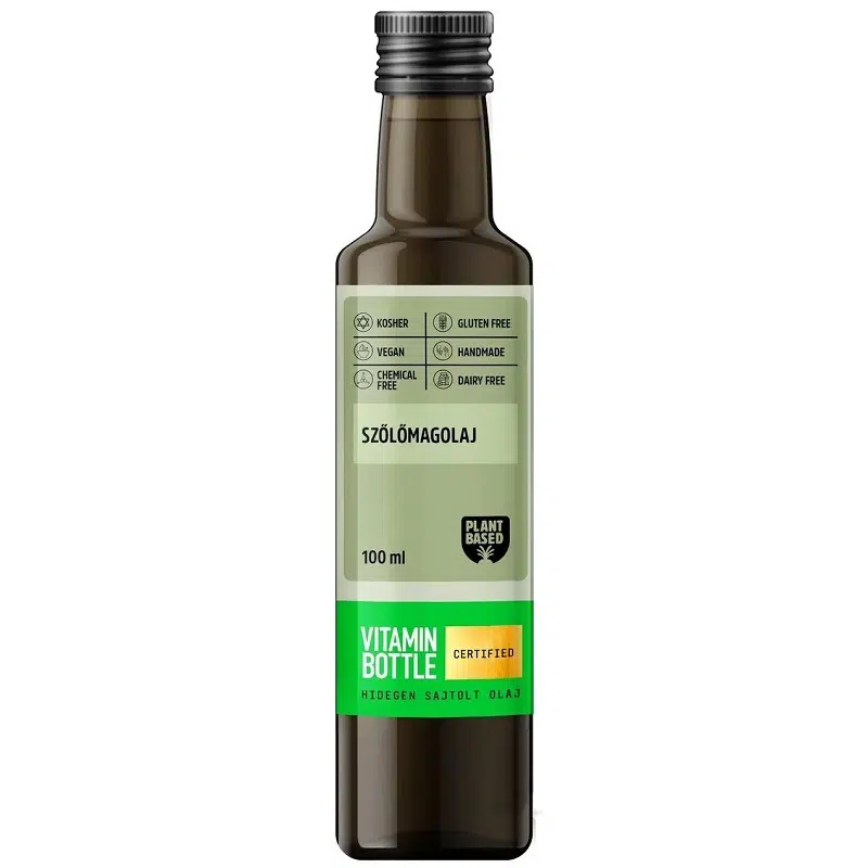 Vitamin bottle Szőlőmag hidegen sajtolt olaj 100ml