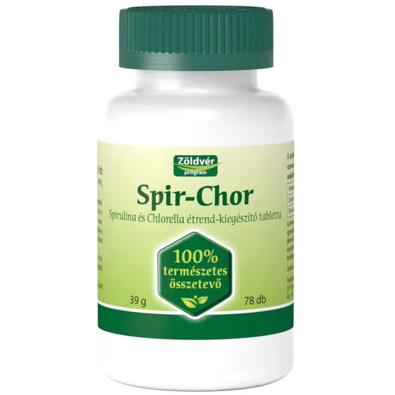 Zöldvér Spir-Chor tabletta 100% 60+18db