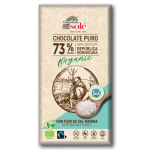 Chocolates Solé 73% Bio TENGERI SÓPELYHES Étcsokoládé 100g