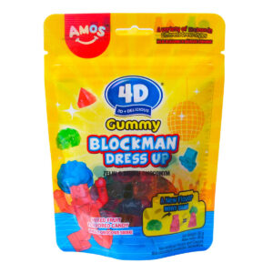 Amos 4D Öltöztethető vegyes gyümölcsízű építhető gumicukor (Marnys) 85g