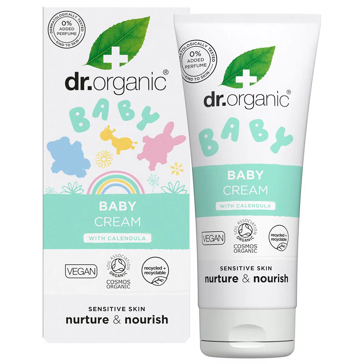 Dr.organic Illatmentes hidratáló babakrém bio körömvirággal 50ml