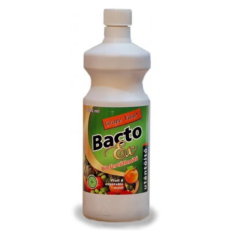 BactoEX Zöldség és gyümölcs biofertőtlenítő 1000ml utántöltő