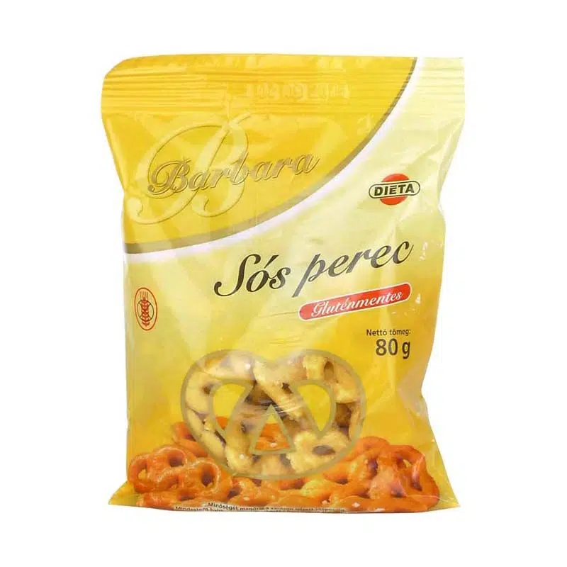 Barbara gluténmentes sós perec 80 g