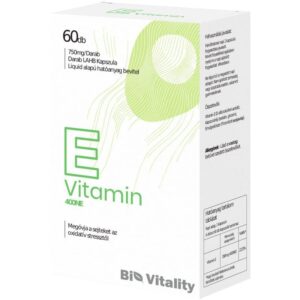 Bio Vitality E-vitamin 400mg/lágy zselé kapszula 60db