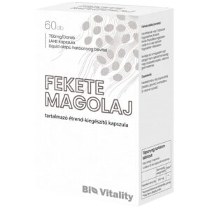 Bio Vitality Fekete magolaj lágy zselé kapszula 60db