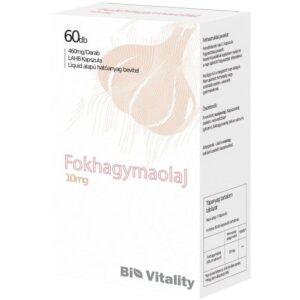 Bio Vitality Fokhagymaolaj lágy zselé kapszula 60db