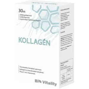 Bio Vitality Kollagén 2000mg lágy zselé kapszula 30db