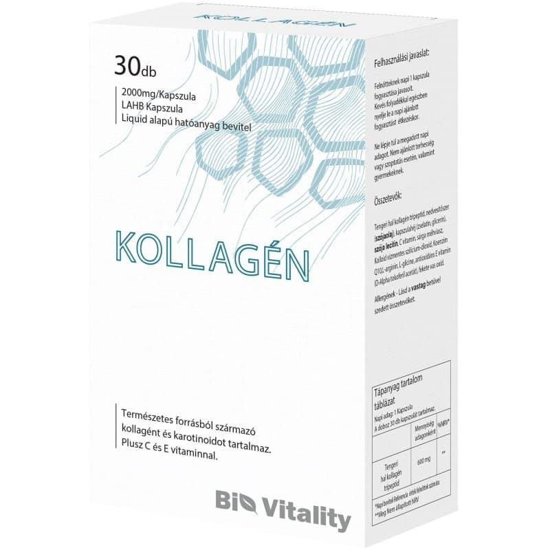 Bio Vitality Kollagén 2000mg lágy zselé kapszula 30db