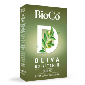 BioCo OLIVA D3-vitamin 3000NE lágyzselatin kapszula 60db