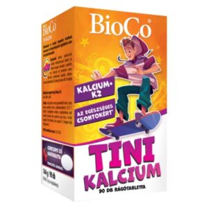 Bioco TINI-KALCIUM rágótabletta 90db + AJÁNDÉK 15db rágótabletta