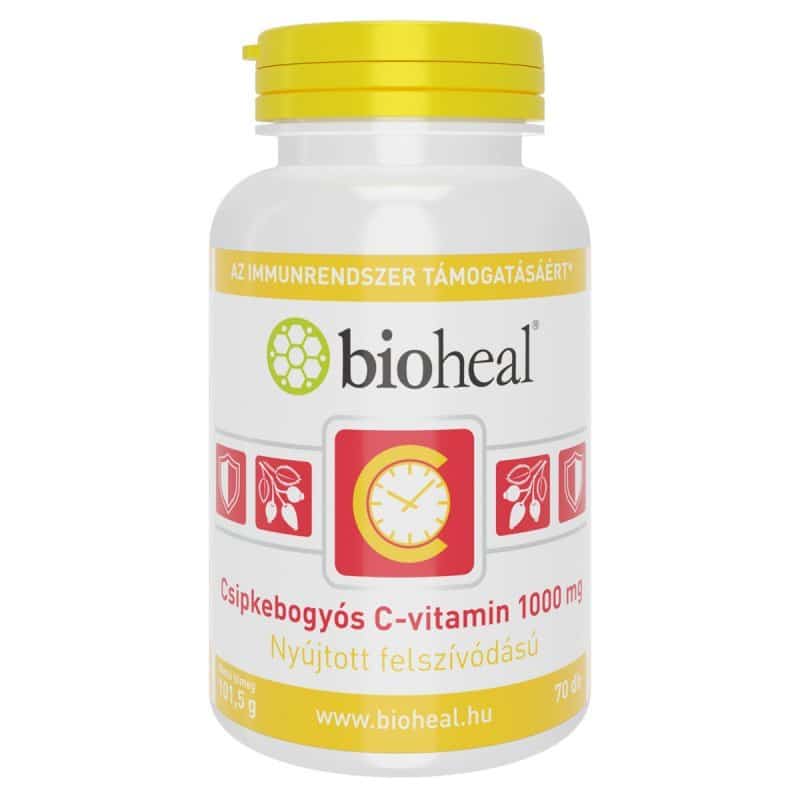 Bioheal C-vitamin 1000 mg + csipkebogyó tabletta 70 db