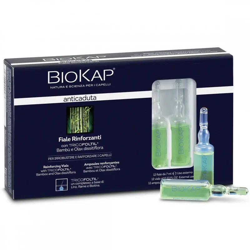 Biokap Anticaduta Hajhullás elleni Erősítő fiolák 12x7ml