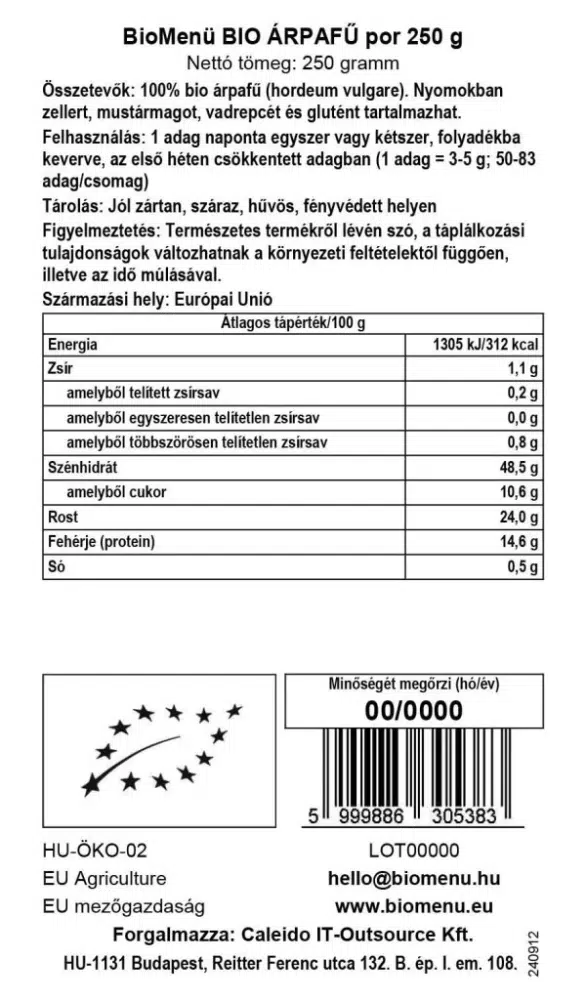Caleido Árpafű por - 250g - Image 2