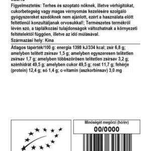 Biomenü bio goji bogyó - 125g - Image 2