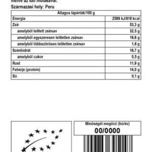 Biomenü bio perui kakaómassza tallér - 250g - Image 2