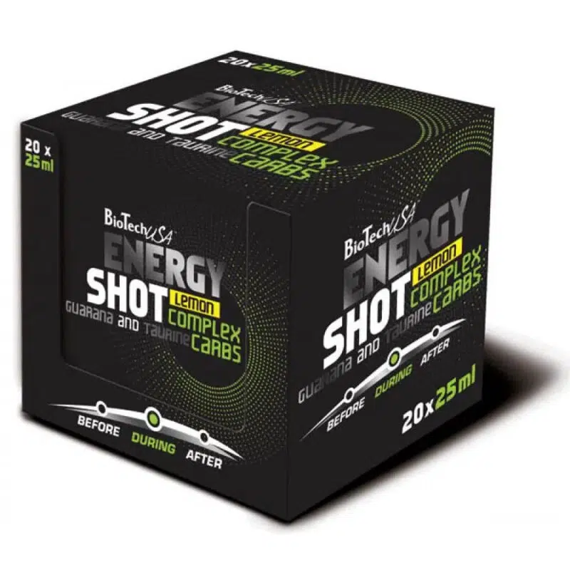 Biotech Energy Shot - 20x25 ml citrom