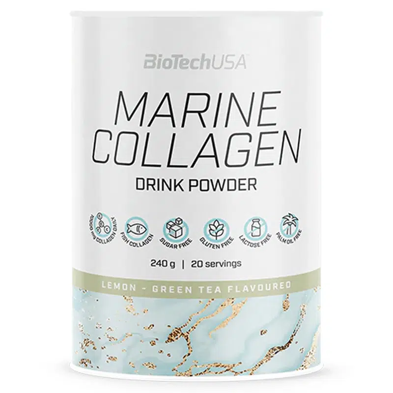 Biotech Marine Collagen zöldtea-citrom 240g
