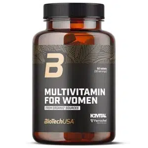 Biotech Multivitamin for Women ORGANIC SOURCES tabletta 60db (fekete)