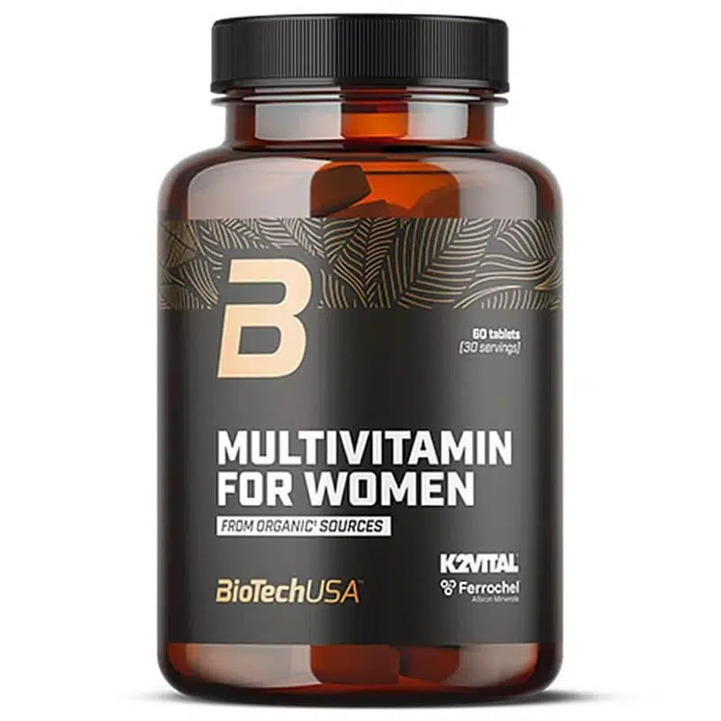 Biotech Multivitamin for Women ORGANIC SOURCES tabletta 60db (fekete)