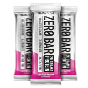 Biotech Zero Bar protein szelet 50g csokoládé - marcipán