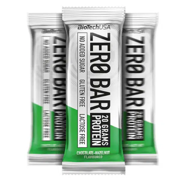 Biotech Zero Bar protein szelet 50g csokoládé - mogyoró