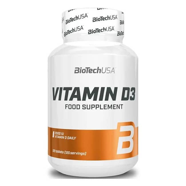Biotech Vitamin D3 tabletta 120db