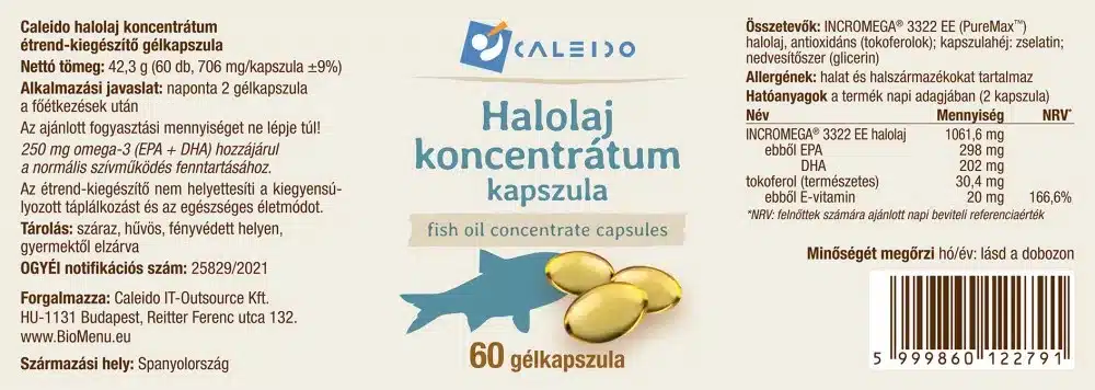 Caleido Halolaj koncentrátum 530mg gélkapszula - 60db - Image 2