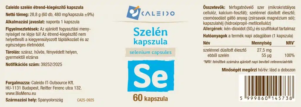 Caleido Szelén kapszula - 60db - Image 2