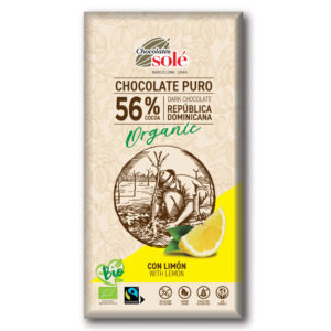 Chocolates Solé 56% Bio CITROMOS Étcsokoládé 100g