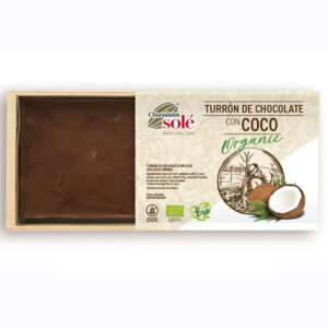 Chocolates Solé Bio csokoládés NUGÁT kókusszal 200g