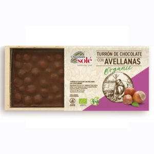 Chocolates Solé Bio csokoládés NUGÁT mogyoróval 200g