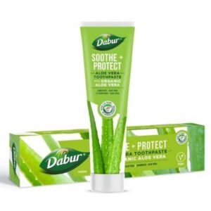 Dabur herbal fogkrém Aloe Vera kivonattal (Soothe+Protect)  100 ml