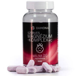 Damona Magnézium komplex + C málna ízű rágótabletta 60db