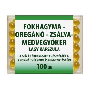 Dr.chen Fokhagyma-Oregánó-Zsálya-Medvegyökér kapszula 100x