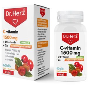 Dr. Herz C-vitamin 1500mg +D3+cink+csipkebogyó
